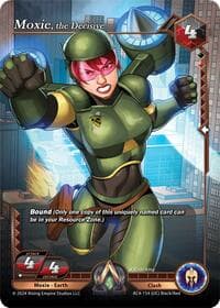 Moxie, the Decisive - Genesis Returns - Alpha Clash card