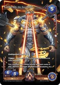 Genesis, the Inevitable - Genesis Returns - Alpha Clash card