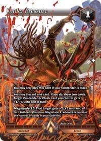Under Pressure (Iconic Rare) - Genesis Returns - Alpha Clash card