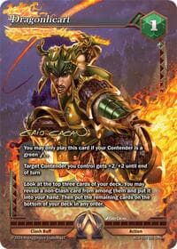 Dragonheart (Iconic Rare) - Genesis Returns - Alpha Clash card