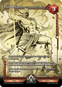I am Chaos (Gold) - Genesis Returns - Alpha Clash card