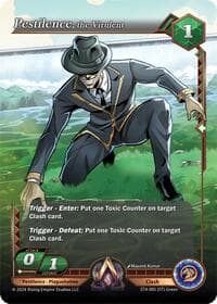 Pestilence, the Virulent - Genesis Returns - Alpha Clash card