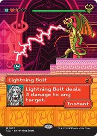 Lightning Bolt (1822) - Secret Lair Drop Series - Magic: The Gathering card