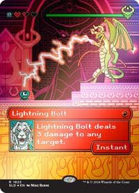 Lightning Bolt (1822) (Rainbow Foil) - Secret Lair Drop Series - Magic: The Gathering card