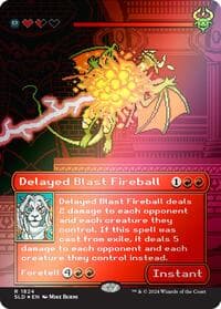 Delayed Blast Fireball (Rainbow Foil) - Secret Lair Drop Series - Magic: The Gathering card