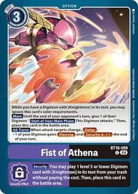 Fist of Athena - Release Special Booster 2.0 - Digimon Card Game card