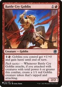 Battle Cry Goblin - The List Reprints - Magic: The Gathering card