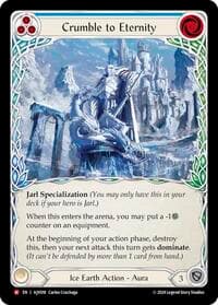Crumble to Eternity - Armory Deck: Jarl Vetreidi - Flesh and Blood TCG card