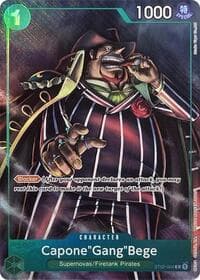 Capone"Gang"Bege (Premium Card Collection -Best Selection Vol. 2-) - One Piece Promotion Cards - One Piece Card Game card