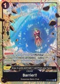 Barrier!! (Premium Card Collection -Best Selection Vol. 2-) - One Piece Promotion Cards - One Piece Card Game card