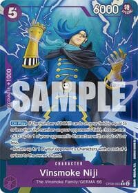 Vinsmoke Niji (OP06-065) (Full Art) - Premium Booster -The Best- - One Piece Card Game card
