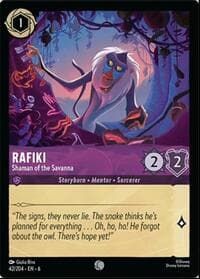 Rafiki - Shaman of the Savanna - Azurite Sea - Disney Lorcana card
