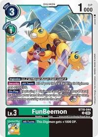 FunBeemon - BT18-044 - Release Special Booster 2.0 - Digimon Card Game card