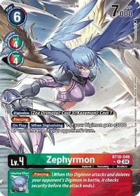 Zephyrmon (Alternate Art) - Release Special Booster 2.0 - Digimon Card Game card