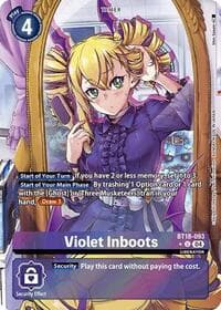 Violet Inboots - BT18-093 (Alternate Art) - Release Special Booster 2.0 - Digimon Card Game card