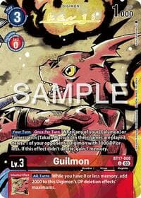Guilmon (Signed) - Release Special Booster 2.0 - Digimon Card Game card