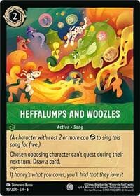 Heffalumps and Woozles - Azurite Sea - Disney Lorcana card