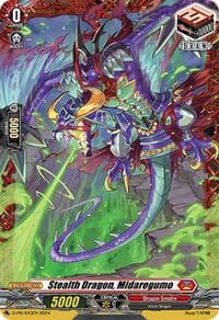 Stealth Dragon, Midaregumo - D Promo Cards - Cardfight Vanguard card