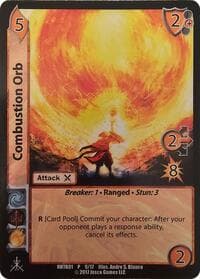 Combustion Orb - Red Horizon: Blood Omen - UniVersus card