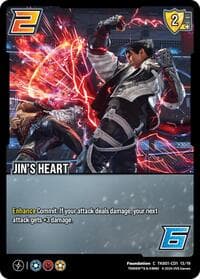Jin's Heart - TEKKEN 8: Clash Decks - UniVersus card