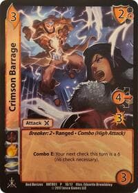 Crimson Barrage - Red Horizon: Blood Omen - UniVersus card