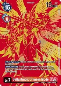 Gallantmon: Crimson Mode (Textured) - Release Special Booster 2.0 - Digimon Card Game card