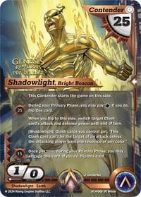 Shadowlight, Bright Beacon (Pre-Release) - Genesis Returns - Alpha Clash card