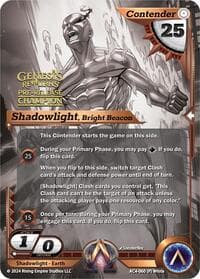 Shadowlight, Bright Beacon (Pre-Release Champion) - Genesis Returns - Alpha Clash card