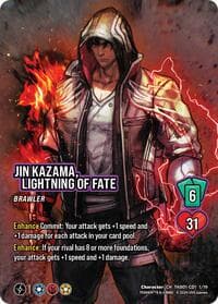 Jin Kazama, Lightning of Fate - TEKKEN 8: Clash Decks - UniVersus card