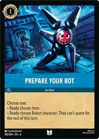 Prepare Your Bot - Azurite Sea - Disney Lorcana card