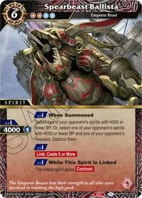 Spearbeast Ballista - Generational Link - Battle Spirits Saga card