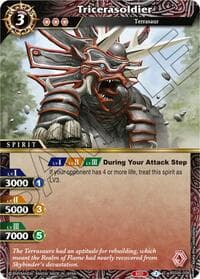 Tricerasoldier - Generational Link - Battle Spirits Saga card
