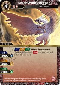 Solar Winds Dragon - Generational Link - Battle Spirits Saga card