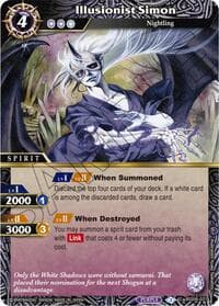Illusionist Simon - Generational Link - Battle Spirits Saga card