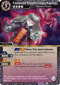 Conjured Puppet Empty Karma - Generational Link - Battle Spirits Saga card