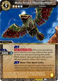 Holy Avian Thunderbird - Generational Link - Battle Spirits Saga card