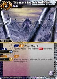 Thousand Spears Battlefield - Generational Link - Battle Spirits Saga card