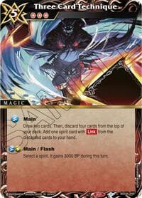 Three Card Technique - Generational Link - Battle Spirits Saga card