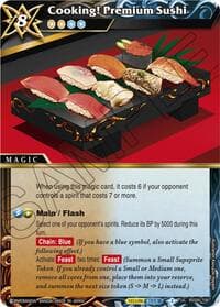 Cooking! Premium Sushi - Generational Link - Battle Spirits Saga card