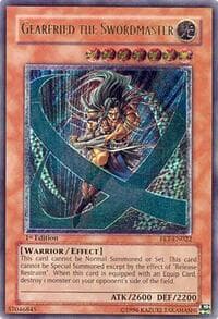 Gearfried the Swordmaster (UTR) - Flaming Eternity - YuGiOh card