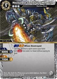 Mecharmor Sword Saint Minotaur - Generational Link - Battle Spirits Saga card