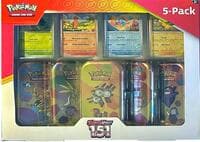 Costco Pokemon Scarlet & Violet 151 Mini Tin 5-pack (Magneton) - Miscellaneous Cards & Products - Pokemon card