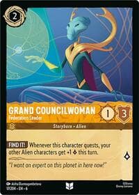 Grand Councilwoman - Federation Leader - Azurite Sea - Disney Lorcana card