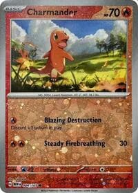 Charmander - 004/165 (Reverse Cosmos Holo) (Costco Exclusive) - Miscellaneous Cards & Products - Pokemon card