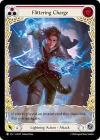 Flittering Charge (Red) (Extended Art) - Flesh and Blood: Promo Cards - Flesh and Blood TCG card