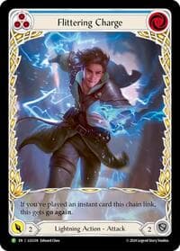 Flittering Charge (Blue) (Extended Art) - Flesh and Blood: Promo Cards - Flesh and Blood TCG card