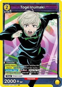 Toge Inumaki (005) - UE03BT: Jujutsu Kaisen - Union Arena card