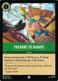 Prepare to Board! - Azurite Sea - Disney Lorcana card