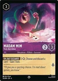 Madam Mim - Truly Marvelous - Azurite Sea - Disney Lorcana card