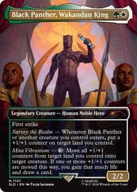 Black Panther, Wakandan King - Secret Lair Drop Series - Magic: The Gathering card
